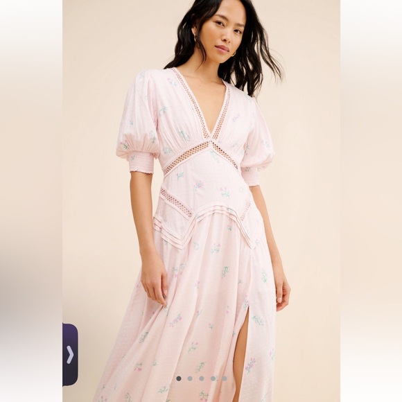 Free People Pink Floral Maxi Dress - Picture 4 of 4